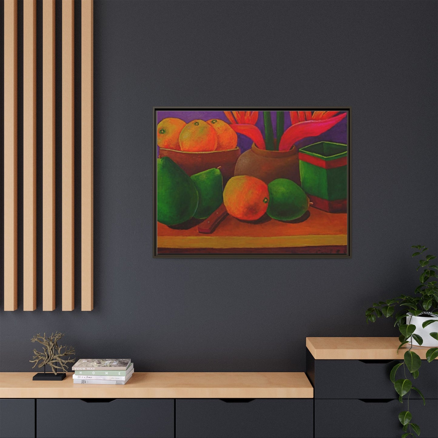 Canvas Wall Art - Tropical Fruits Design