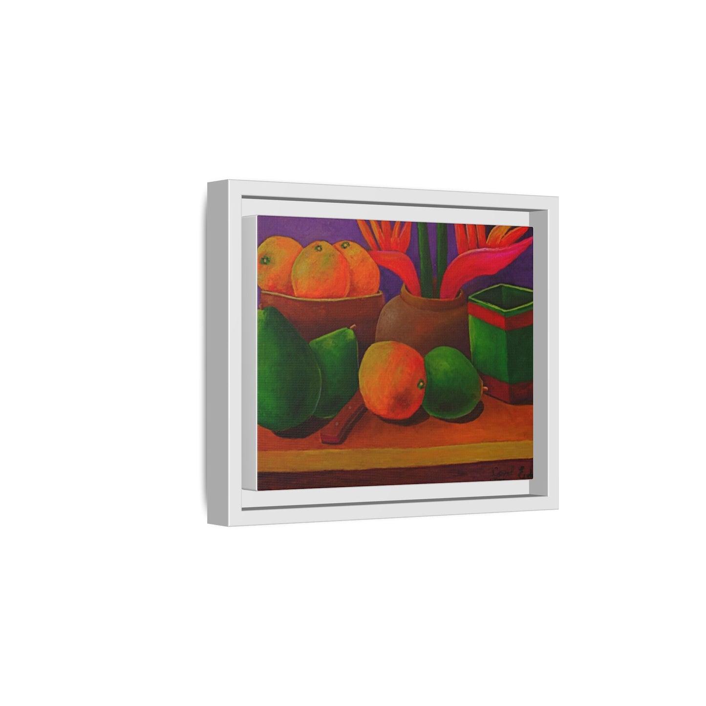 Canvas Wall Art - Tropical Fruits Design