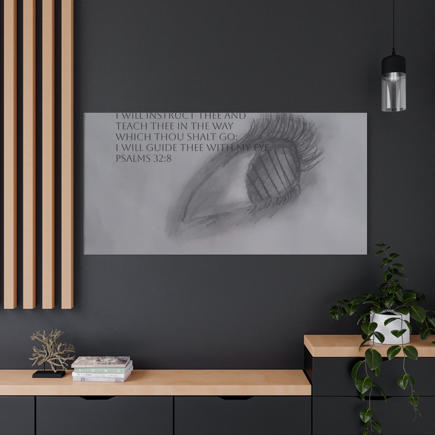 Canvas Wall Art - Jesus is Watching on Us