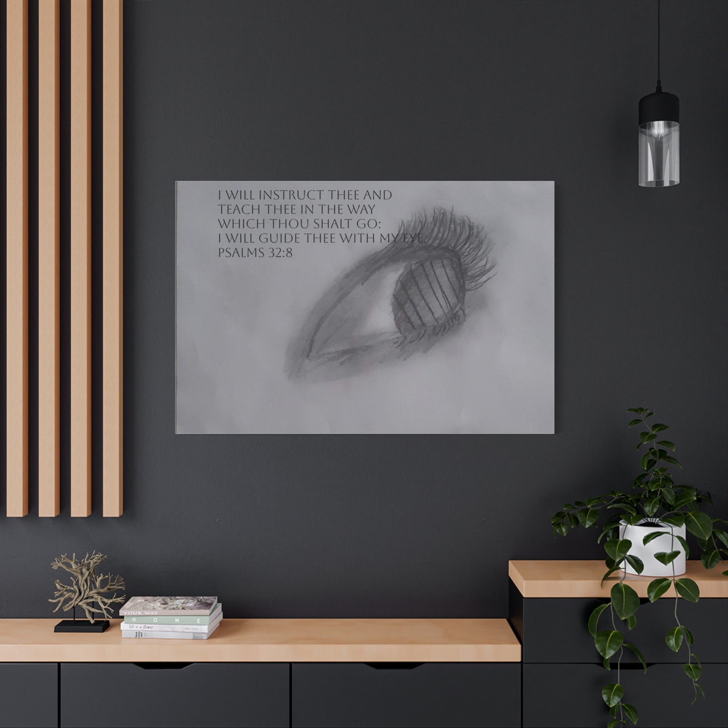 Canvas Wall Art - Jesus is Watching on Us