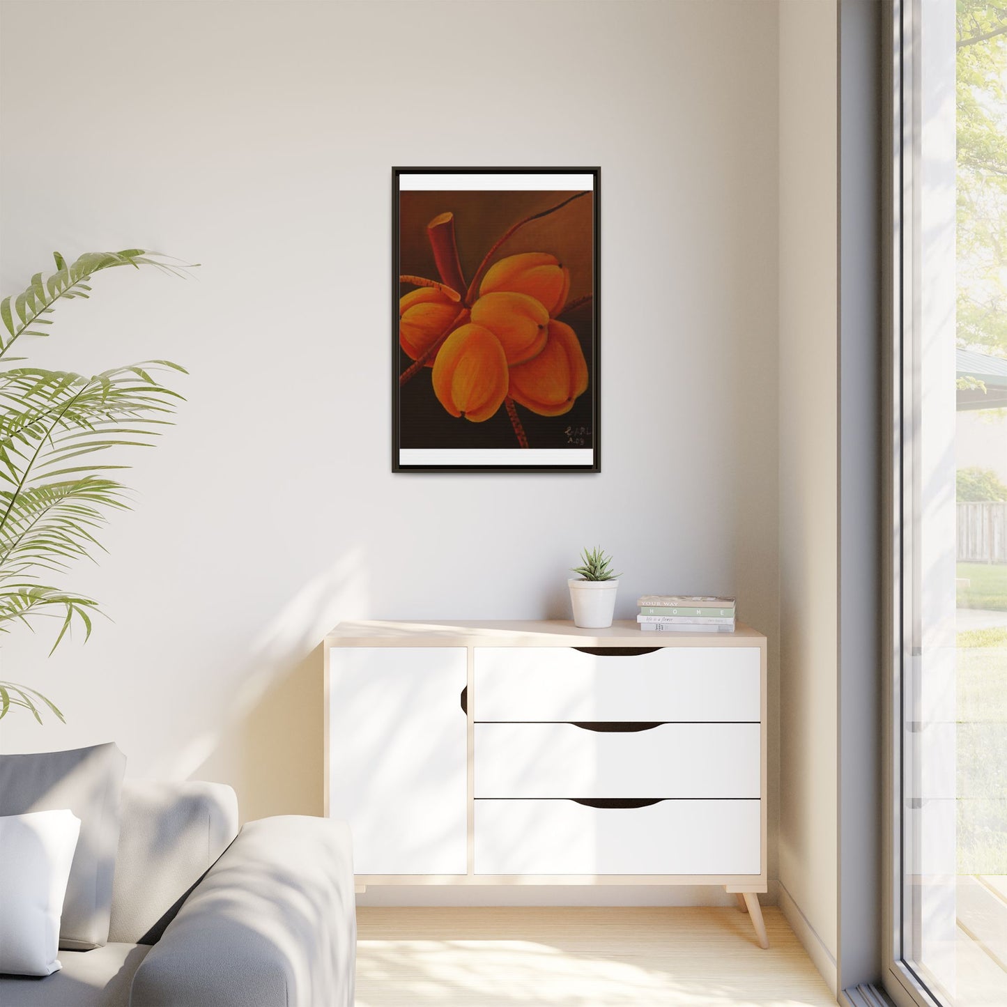 Matte Canvas, Framed (Multi-color)