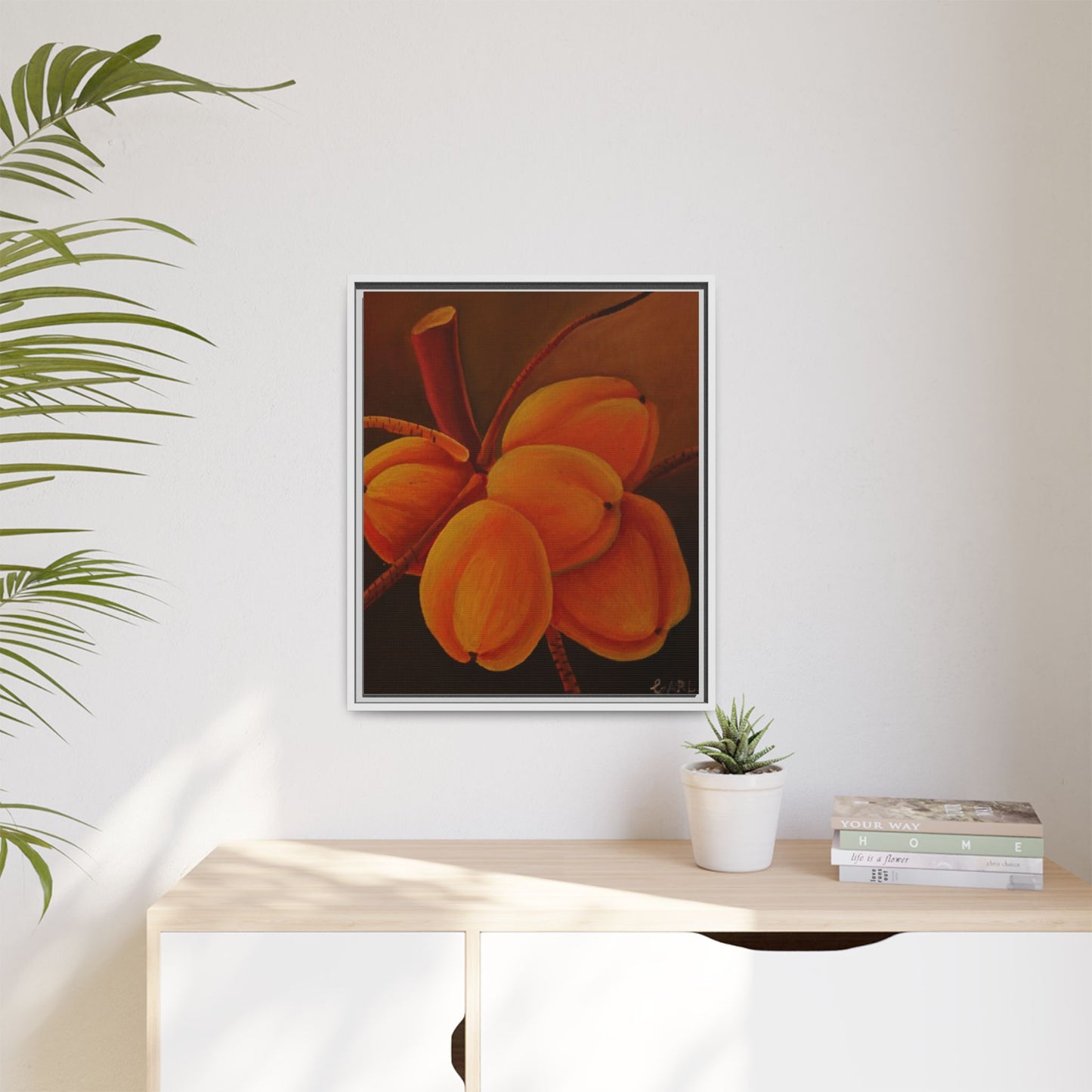 Matte Canvas, Framed (Multi-color)