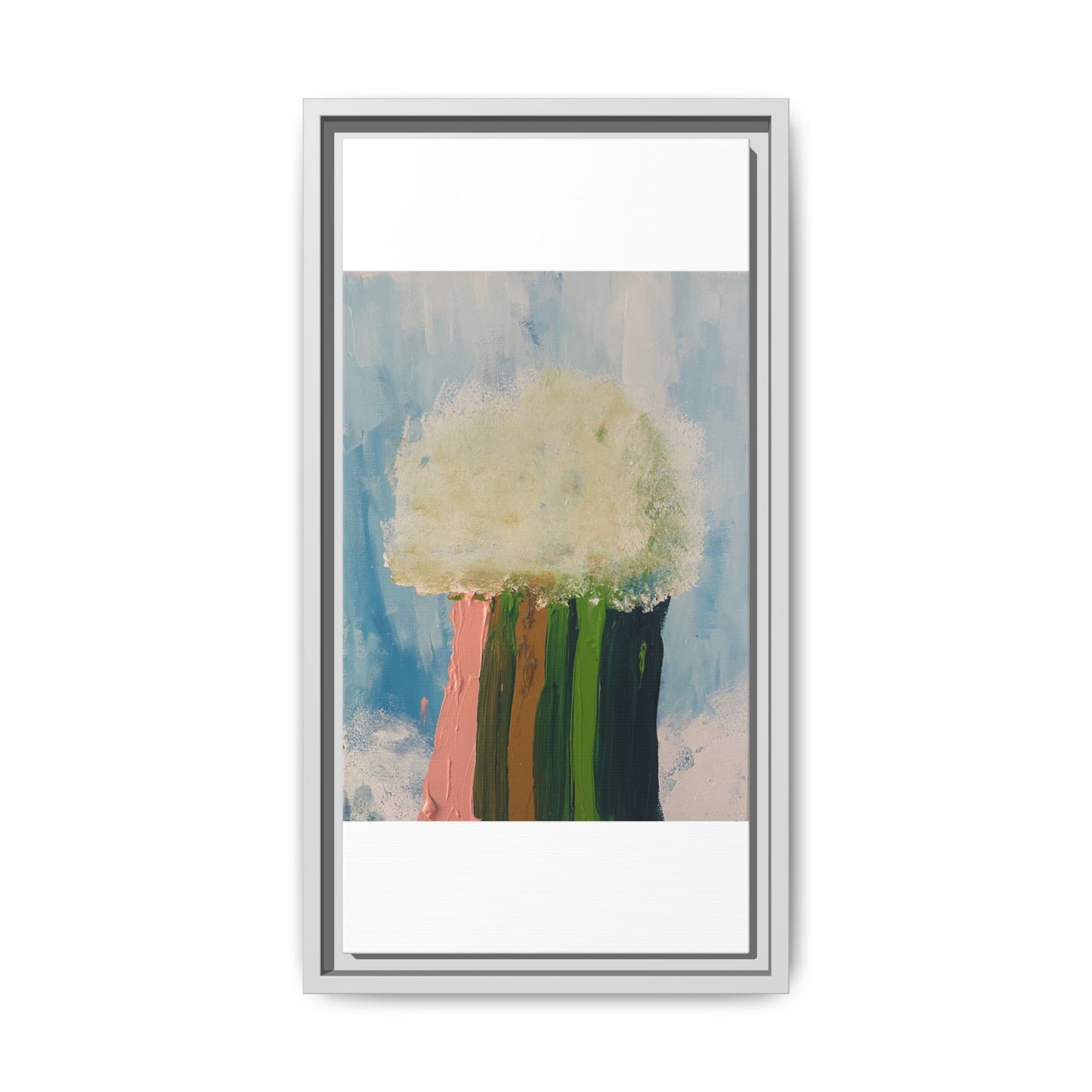 Canvas Wall Art - Cloud Dropping Rainbow