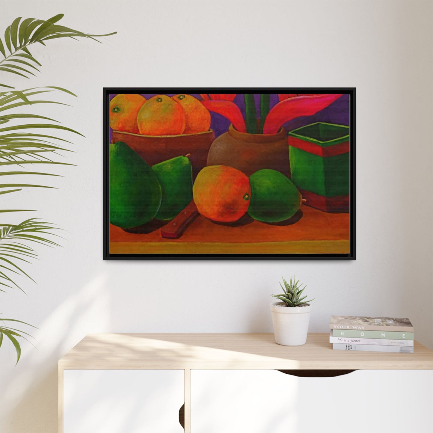 Canvas Wall Art - Tropical Fruits Design