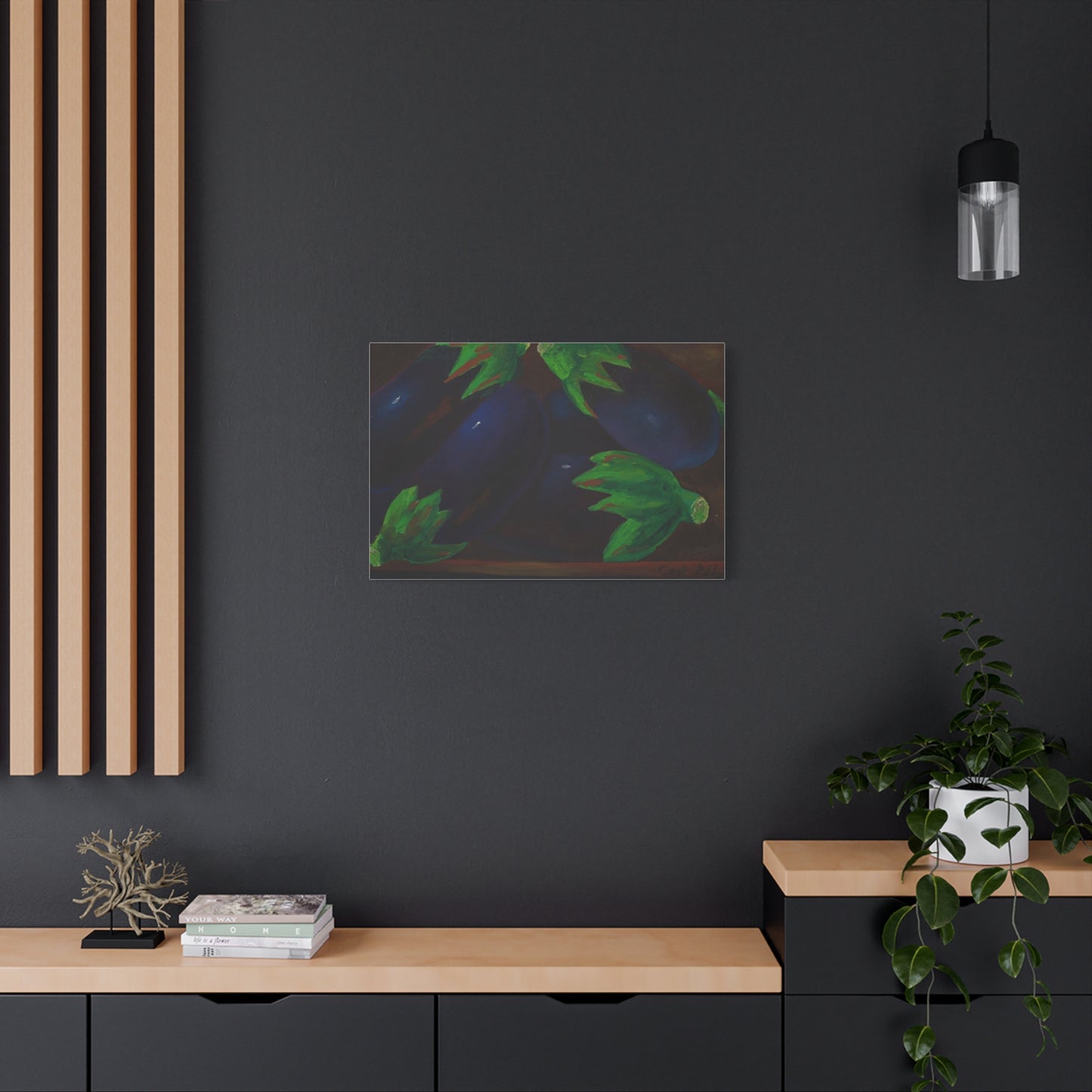 Canvas Print - Eggplant Design