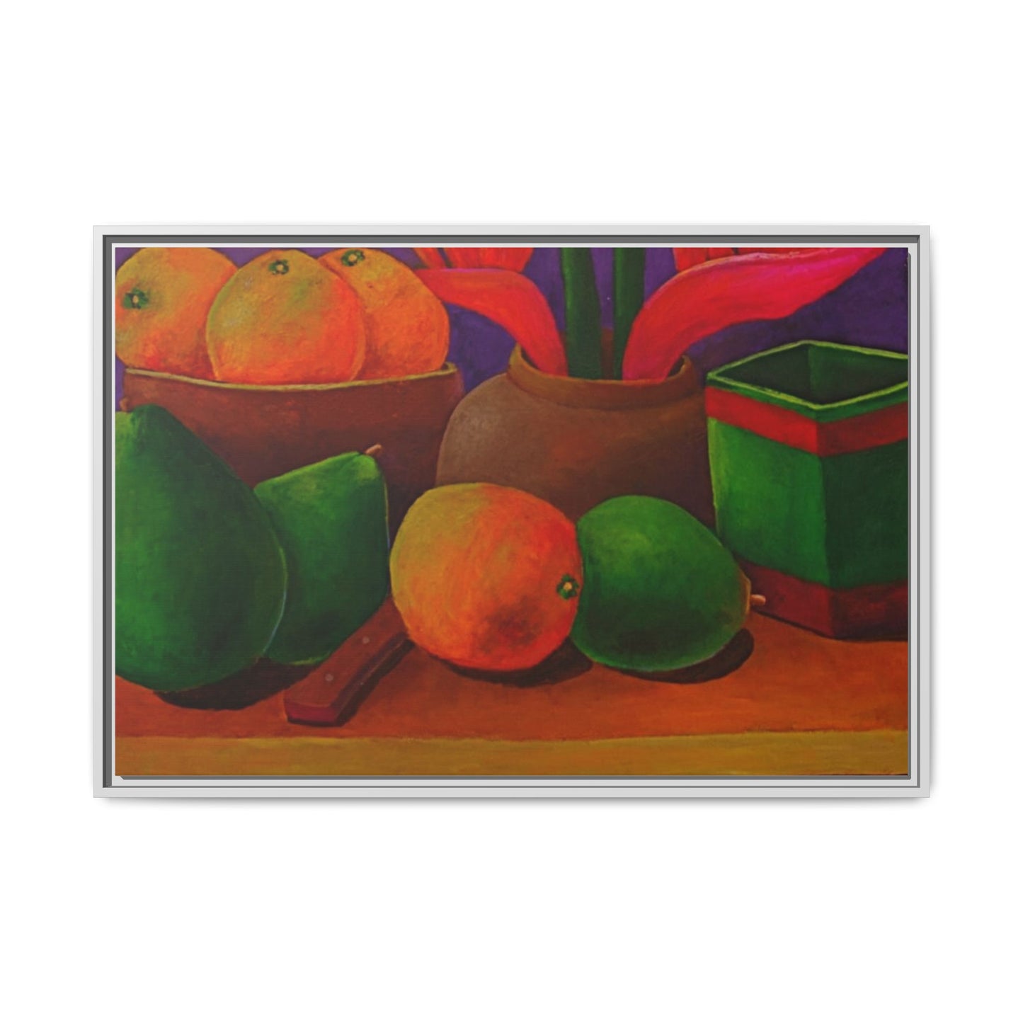 Canvas Wall Art - Tropical Fruits Design