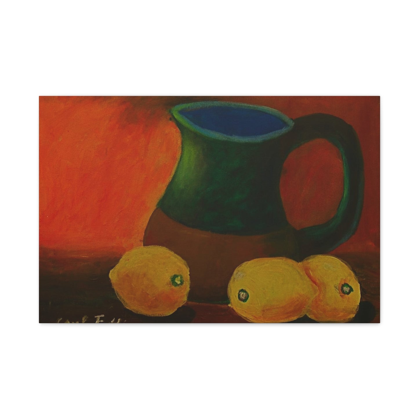 Canvas Print Tropical Lemon