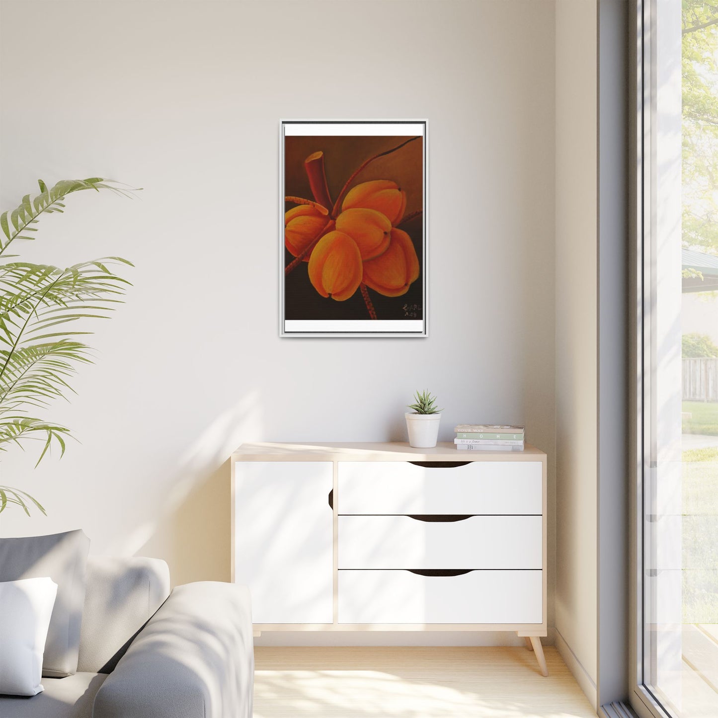 Matte Canvas, Framed (Multi-color)