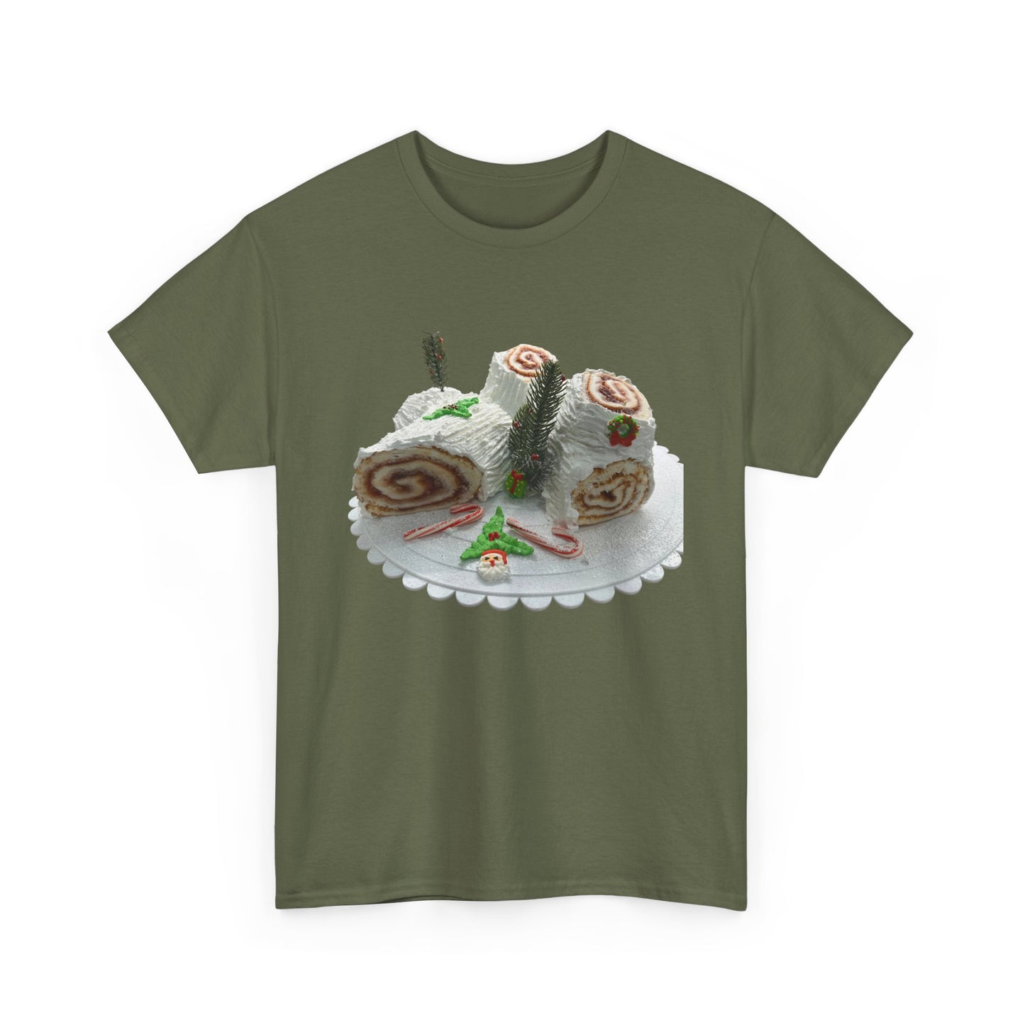 Festive Foodie Unisex Heavy Cotton Tee, Culinary Gift, Baking Lover Shirt, Holiday Apparel, Fun Food Print Top