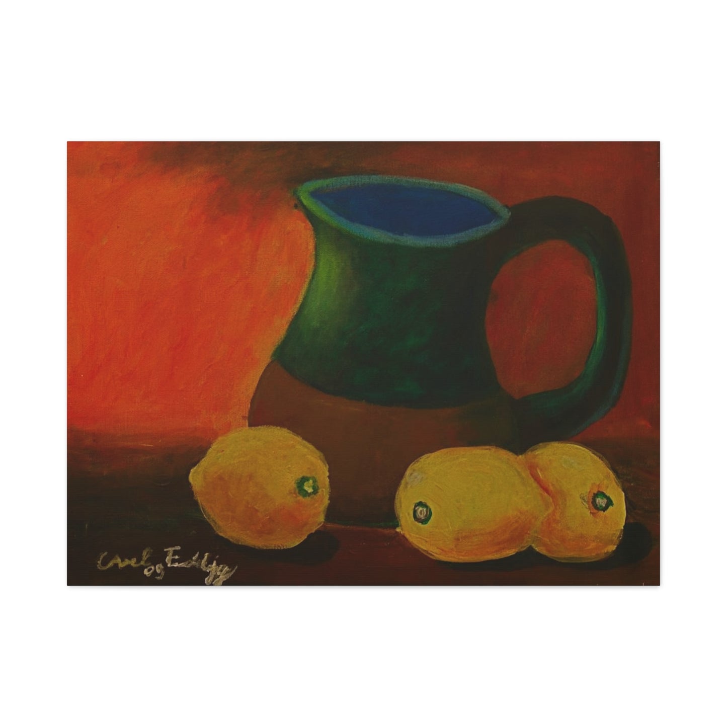 Canvas Print Tropical Lemon