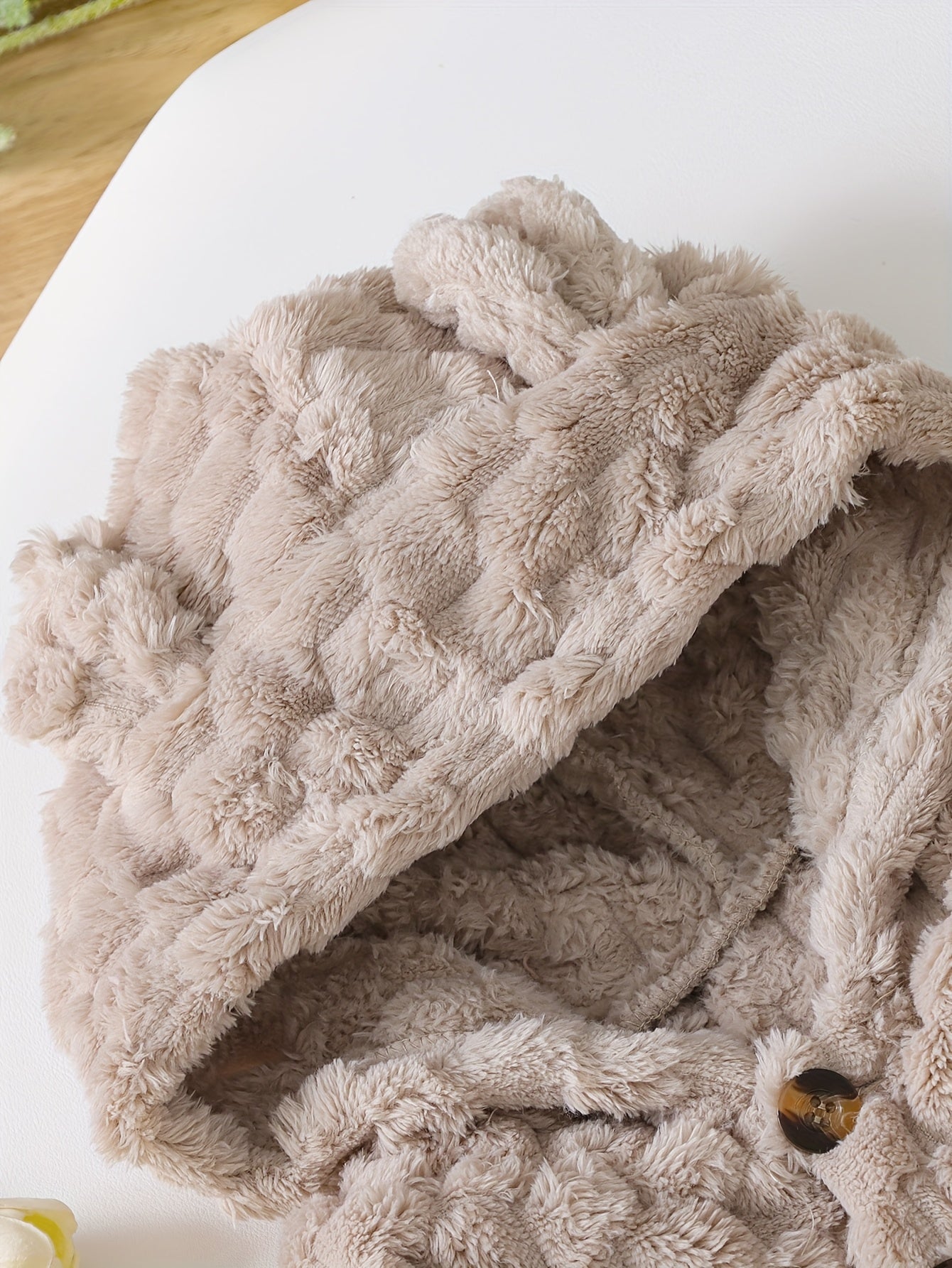 2pc Girls' Jacquard Cardigan & Patchwork Pants Set