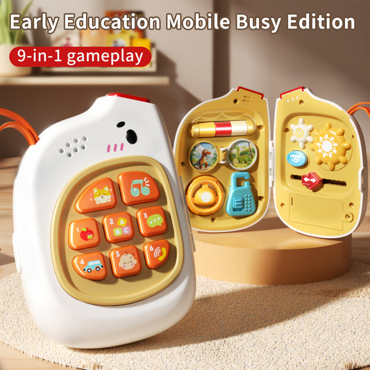 📱 EOHEMERAL Children's Mobile Phone Toy: Sensory Learning Tool with Music, Sound Simulations & Functions (Easy-to-Carry, 0-18 Months)