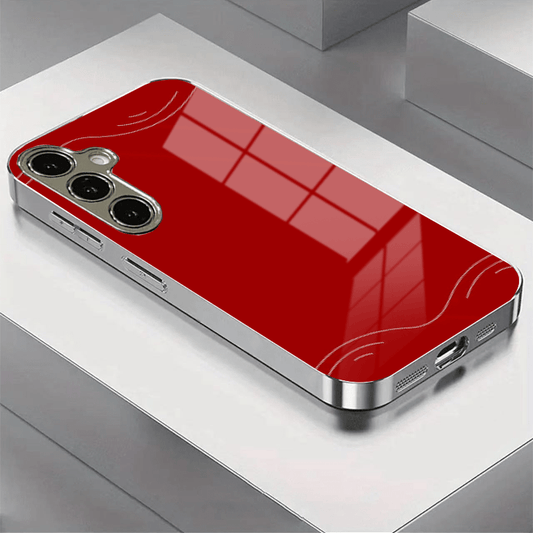 📱 Men's High-End Electroplated Glass Phone Case: Anti-Drop Business Protection for Samsung Galaxy S20/S21/S22/S23 (New 24/25 Models)