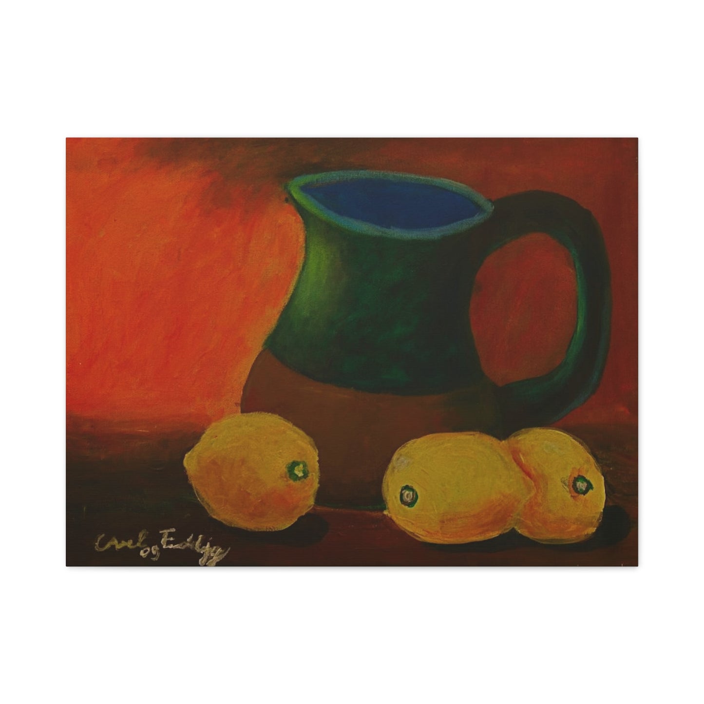 Canvas Print Tropical Lemon