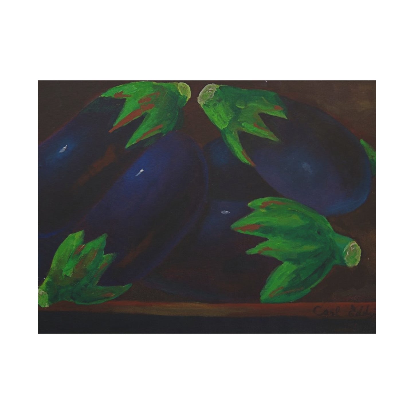 Canvas Print - Eggplant Design