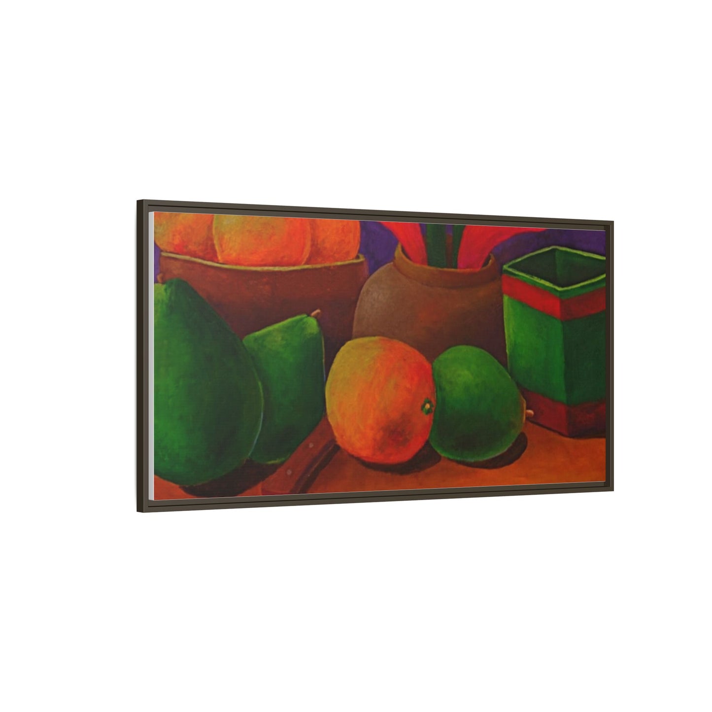 Tropical Fruits Canvas Wrap