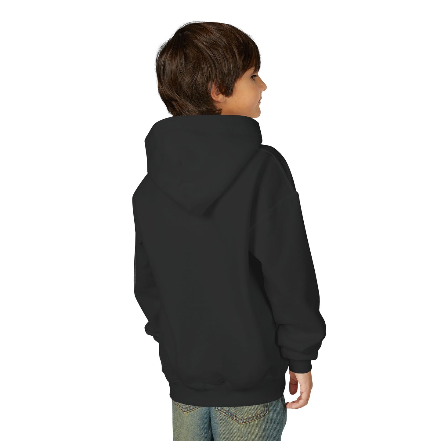 Youth Heavy Blend Hooded Sweatshirt with Artistic Design, Cozy Sweatshirt for Teens, Perfect for Back to School, Gifts for Young [...]