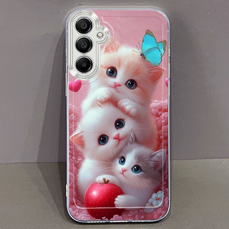 Cute Kittens Mobile Phone Case for Samsung Galaxy A/S Series