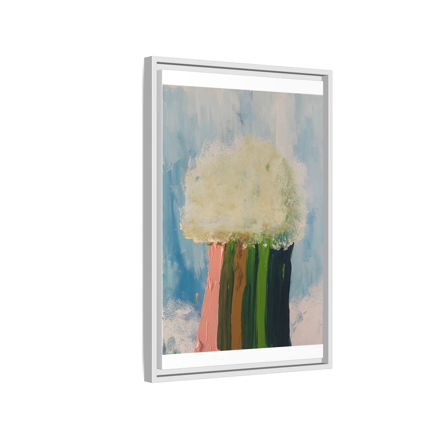 Canvas Wall Art - Cloud Dropping Rainbow