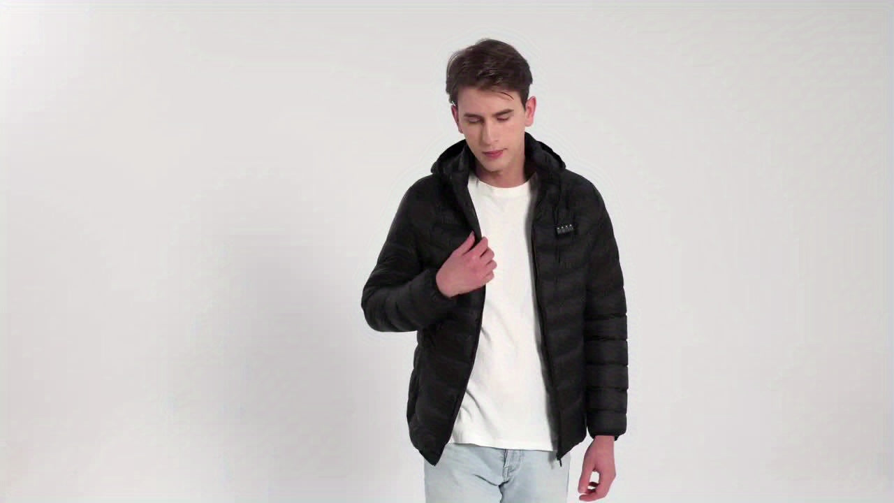 Unisex USB-Smart Heated Jacket with Adjustable Temperature