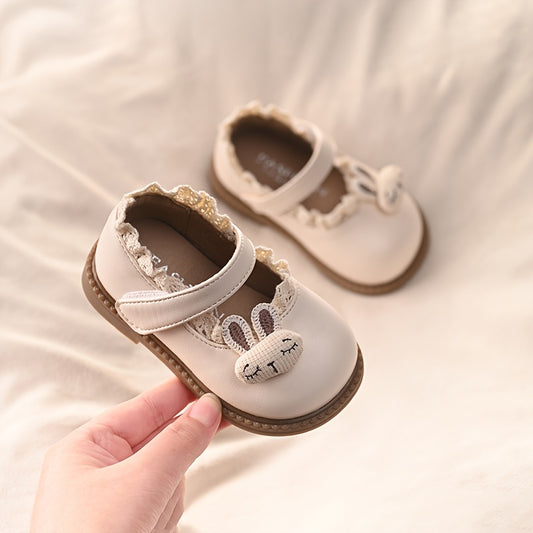 Toddler Girls' Cartoon Casual Shoes | Soft Sole, All-Season, Fastener, Microfiber Synthetic Upper