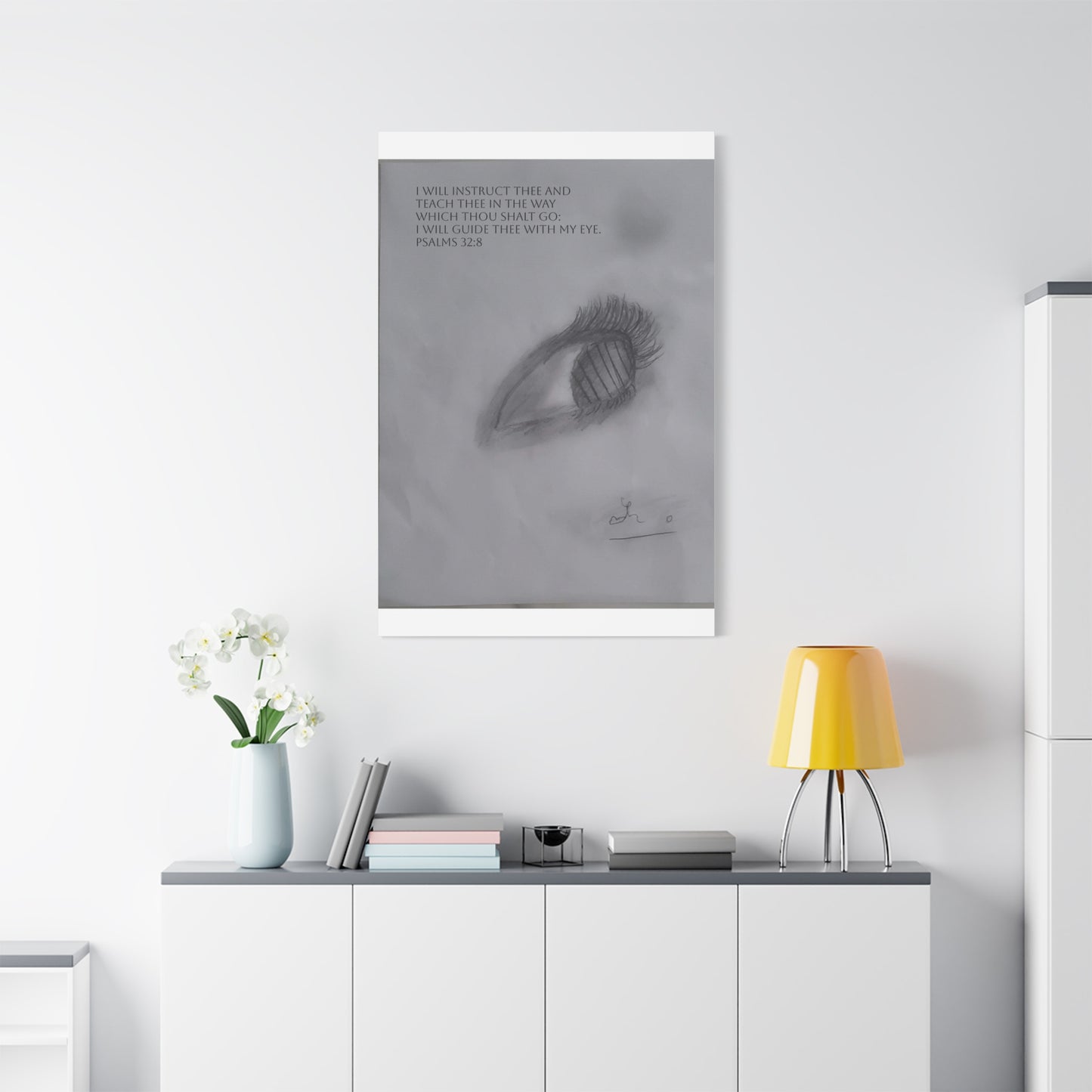 Canvas Wall Art - Jesus is Watching on Us