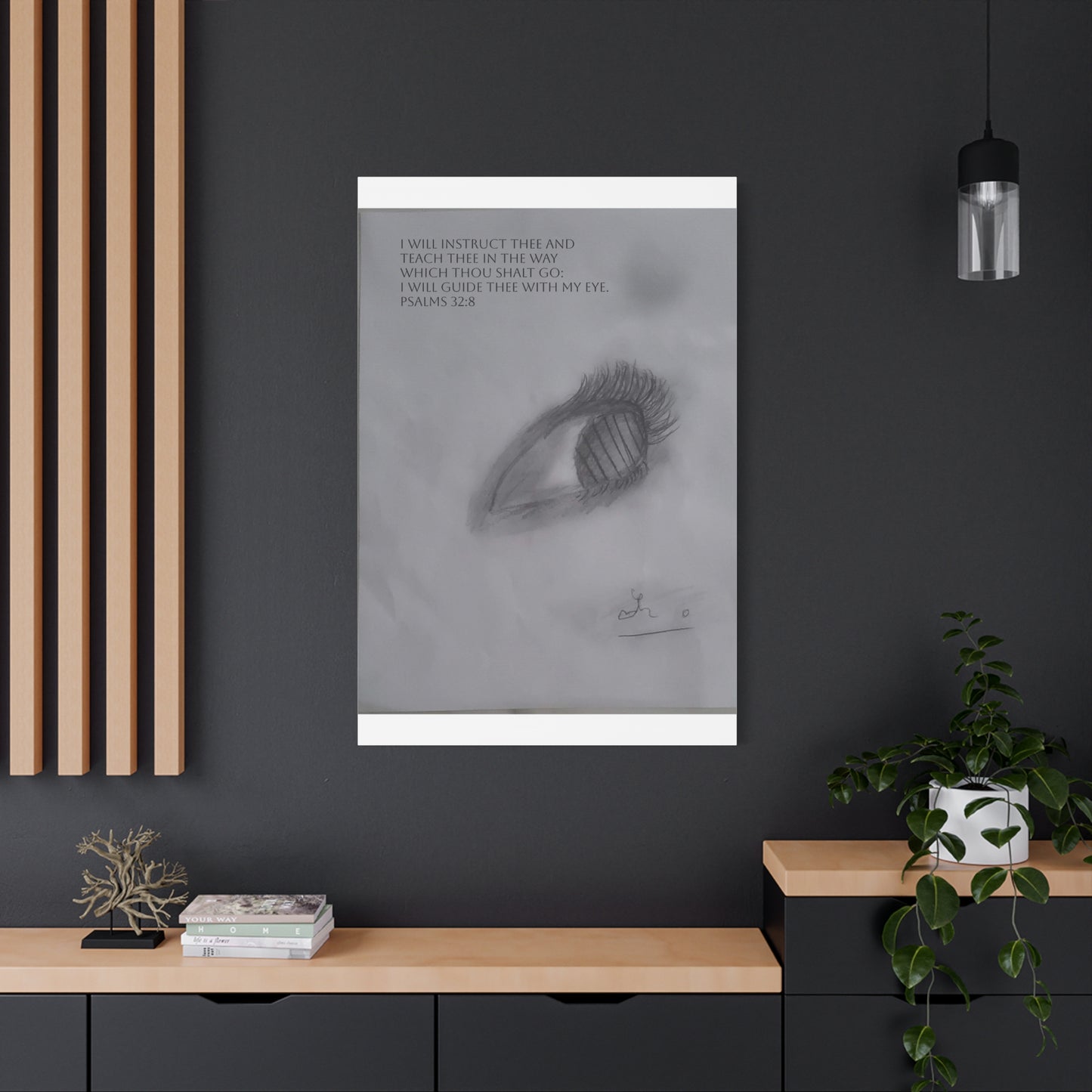 Canvas Wall Art - Jesus is Watching on Us