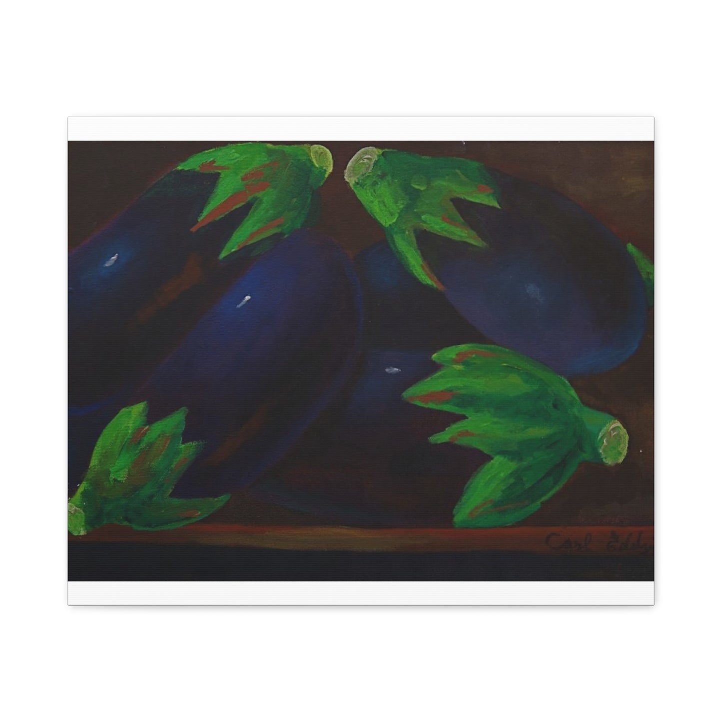 Canvas Print - Eggplant Design