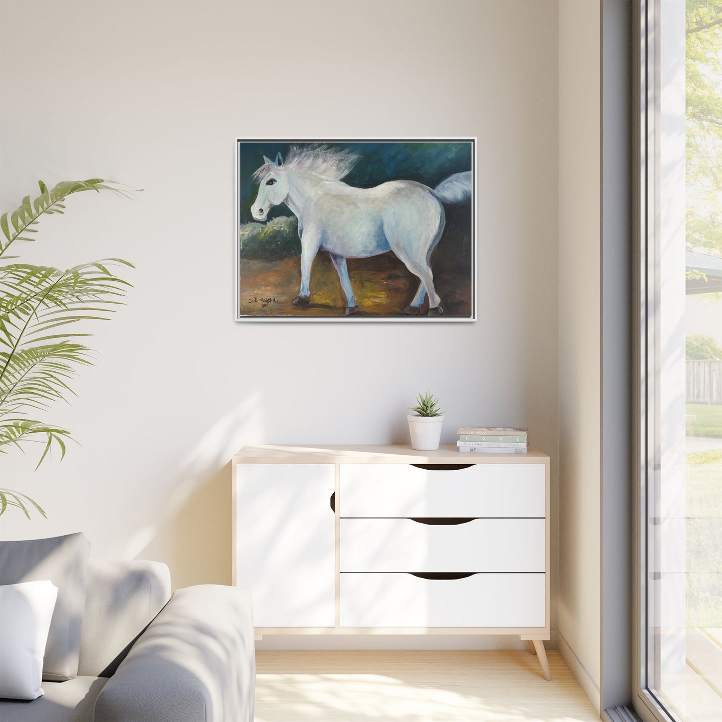 Canvas Horse Art