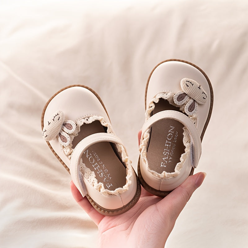 Toddler Girls' Cartoon Casual Shoes | Soft Sole, All-Season, Fastener, Microfiber Synthetic Upper