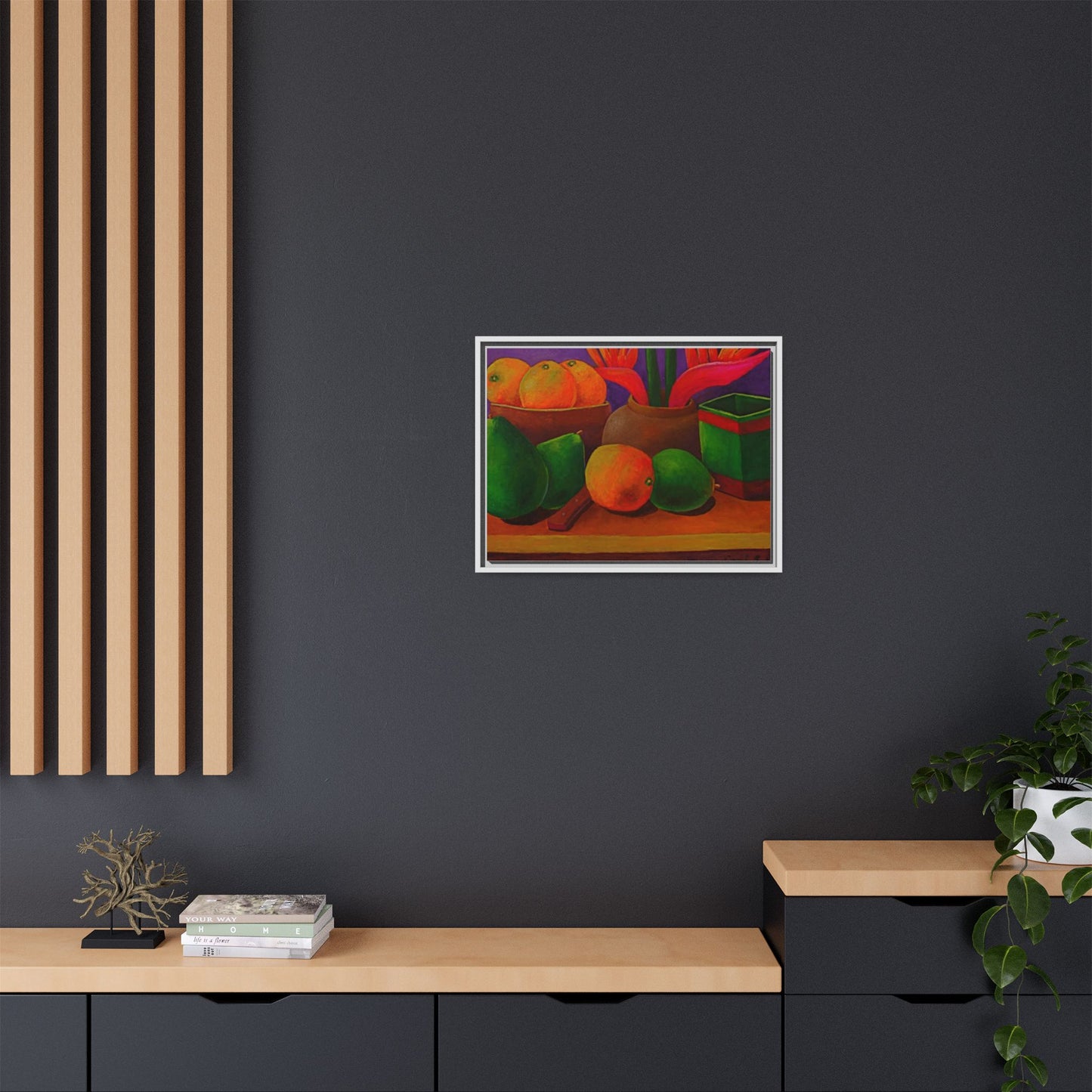Tropical Fruits Canvas Wrap