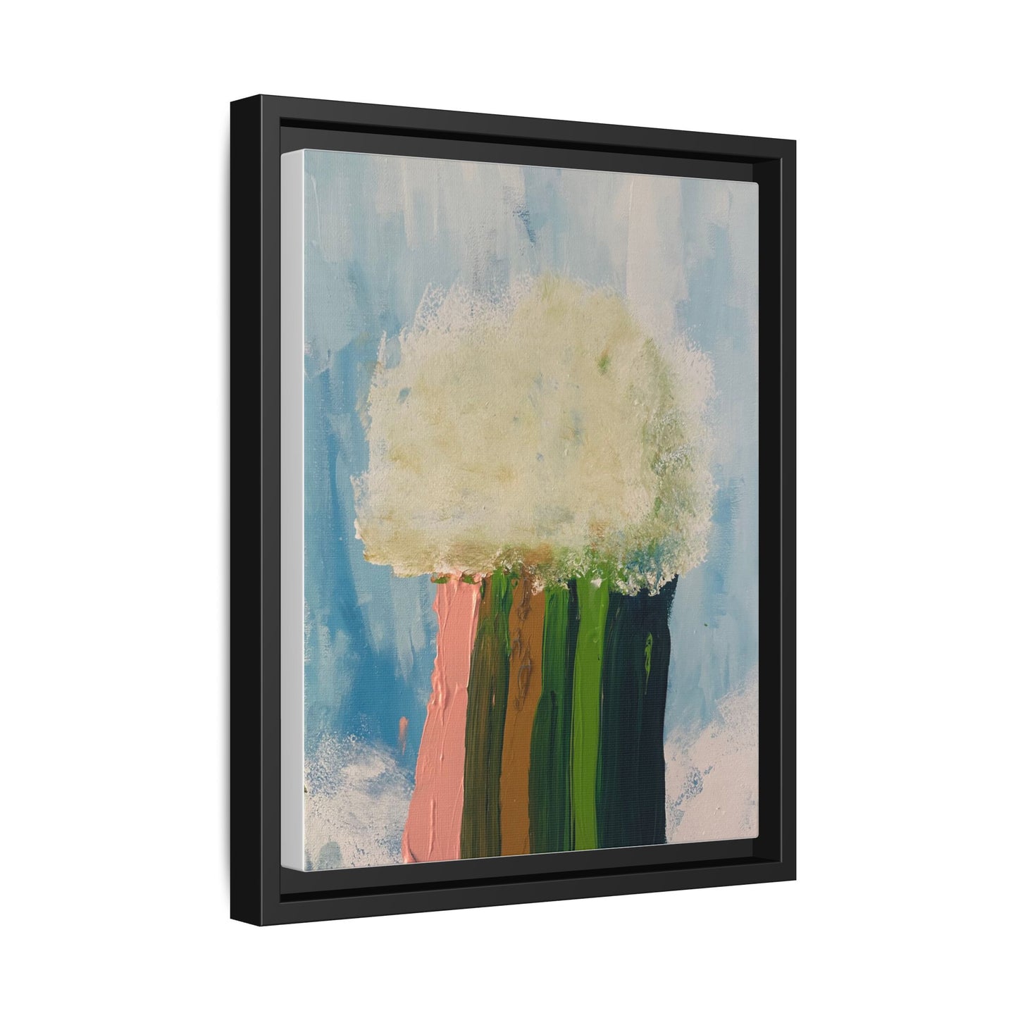 Canvas Wall Art - Cloud Dropping Rainbow