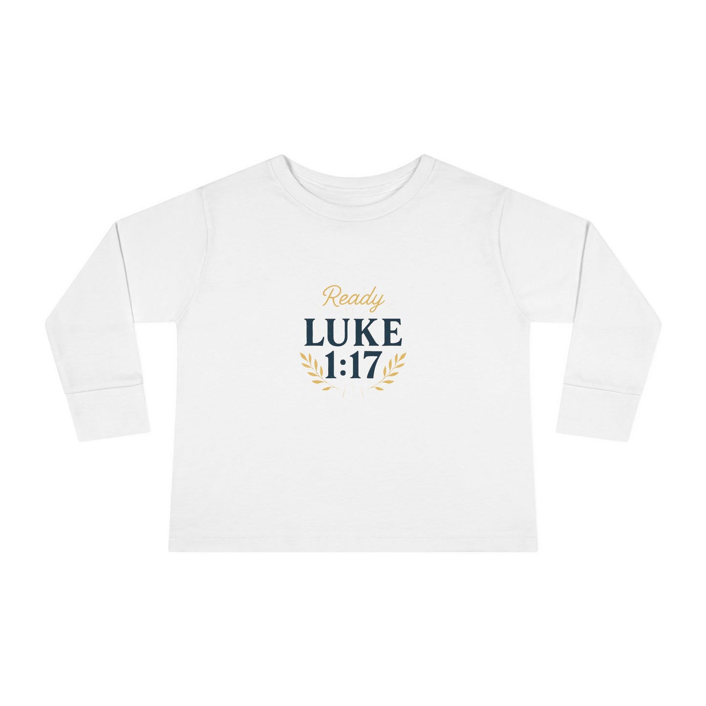 Religious Toddler Long Sleeve Tee - READY FOR THE LORD
