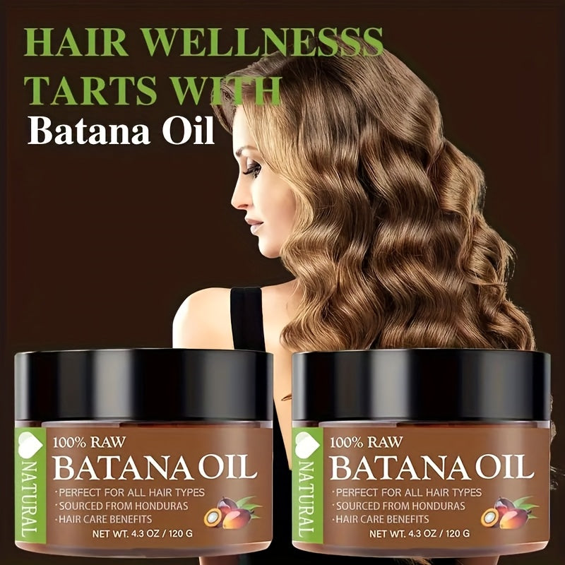 2-Pack Batana Hair Oil | Smoothing and Moisturizing for Dry Hair, for Moisturizing Scalp and Hair Care, Suitable for All Hair Types