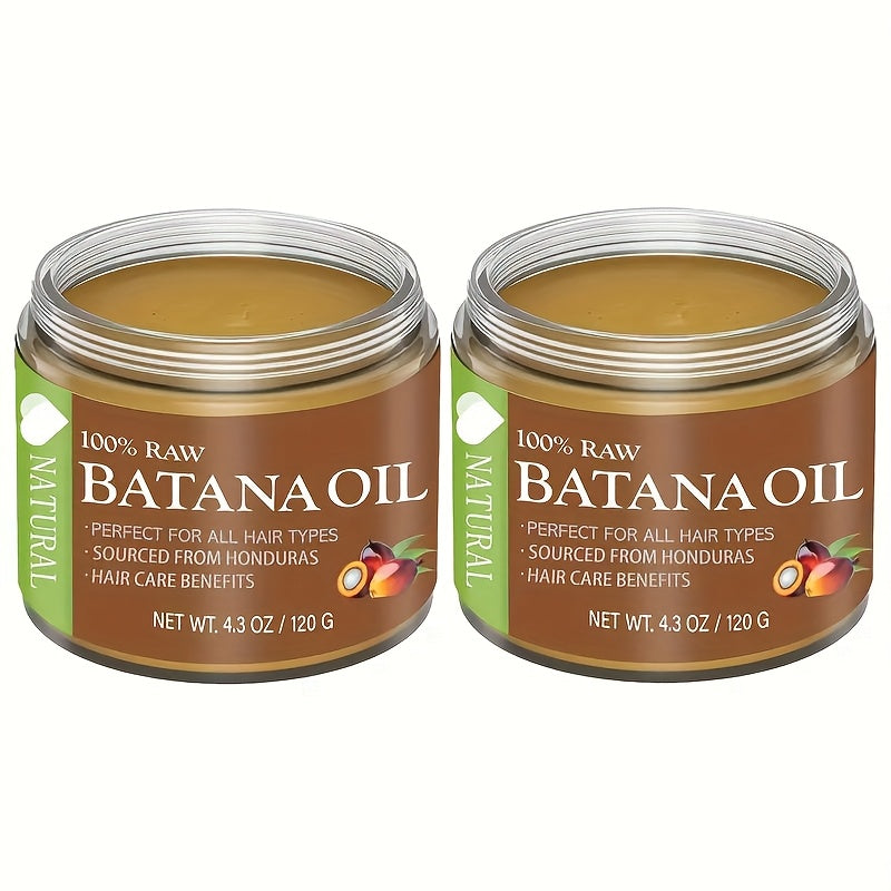 2-Pack Batana Hair Oil | Smoothing and Moisturizing for Dry Hair, for Moisturizing Scalp and Hair Care, Suitable for All Hair Types
