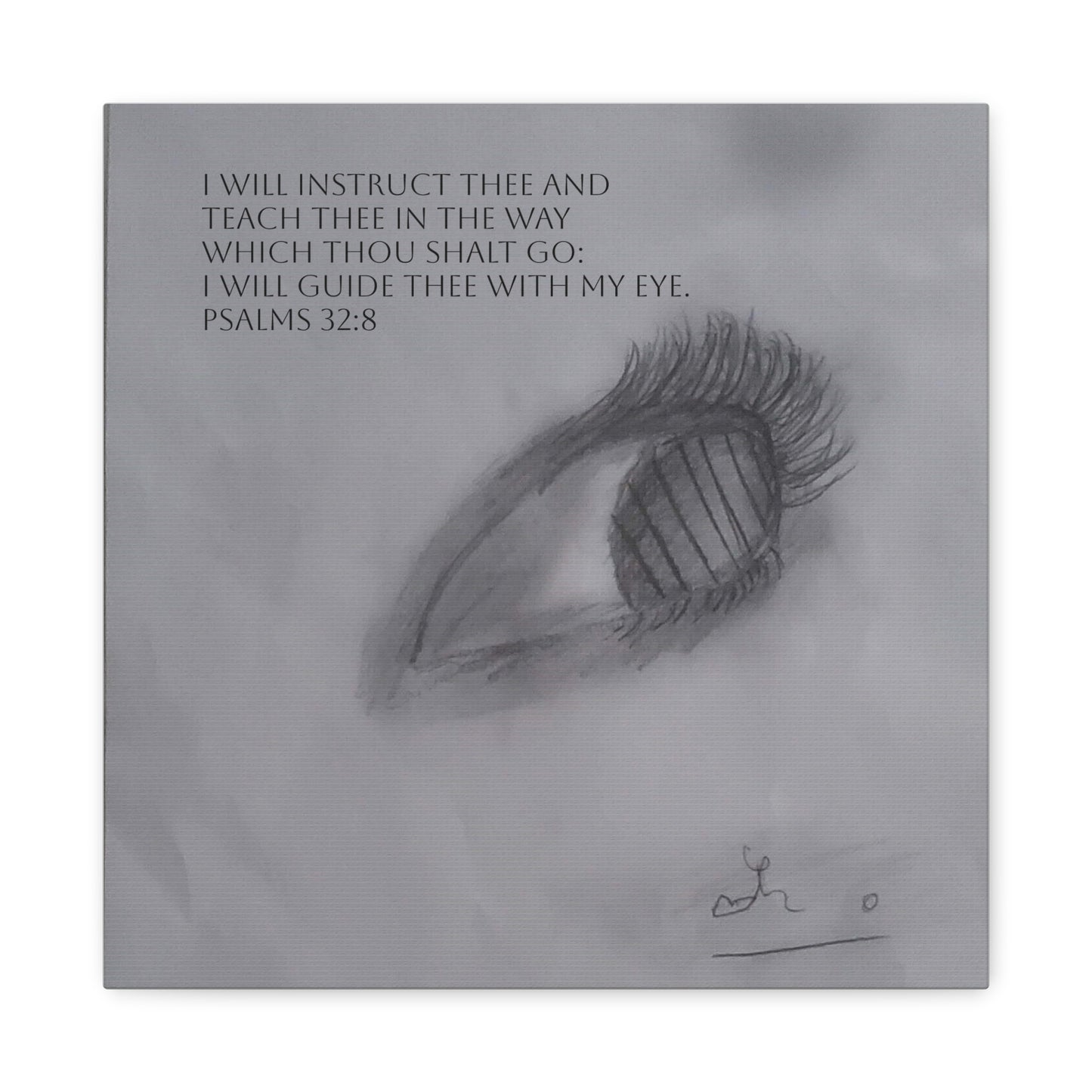 Canvas Wall Art - Jesus is Watching on Us