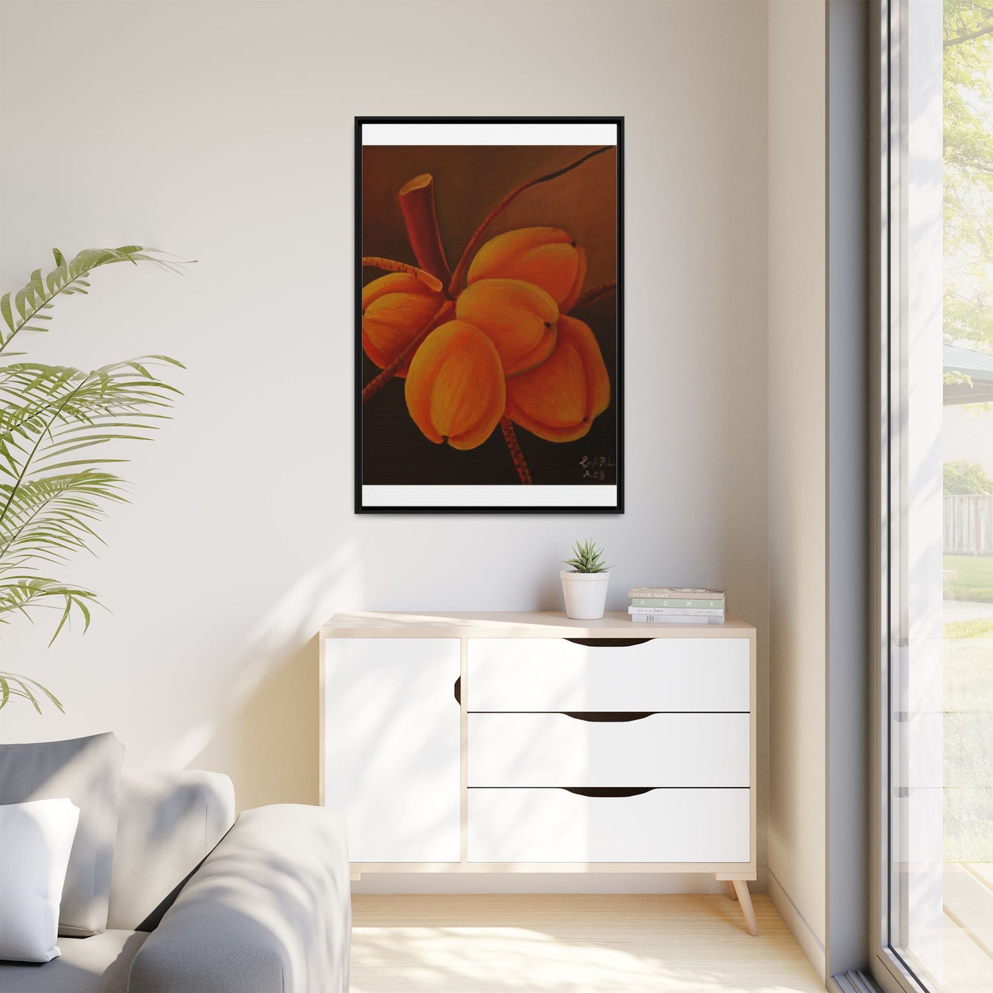Matte Canvas, Framed (Multi-color)
