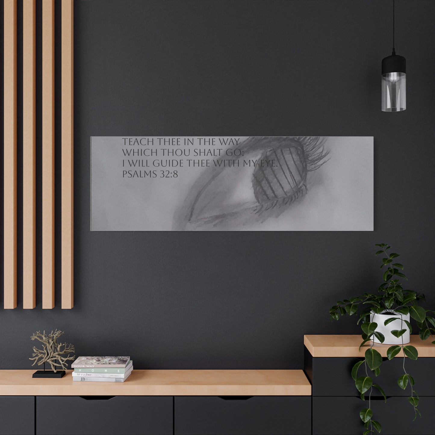 Canvas Wall Art - Jesus is Watching on Us