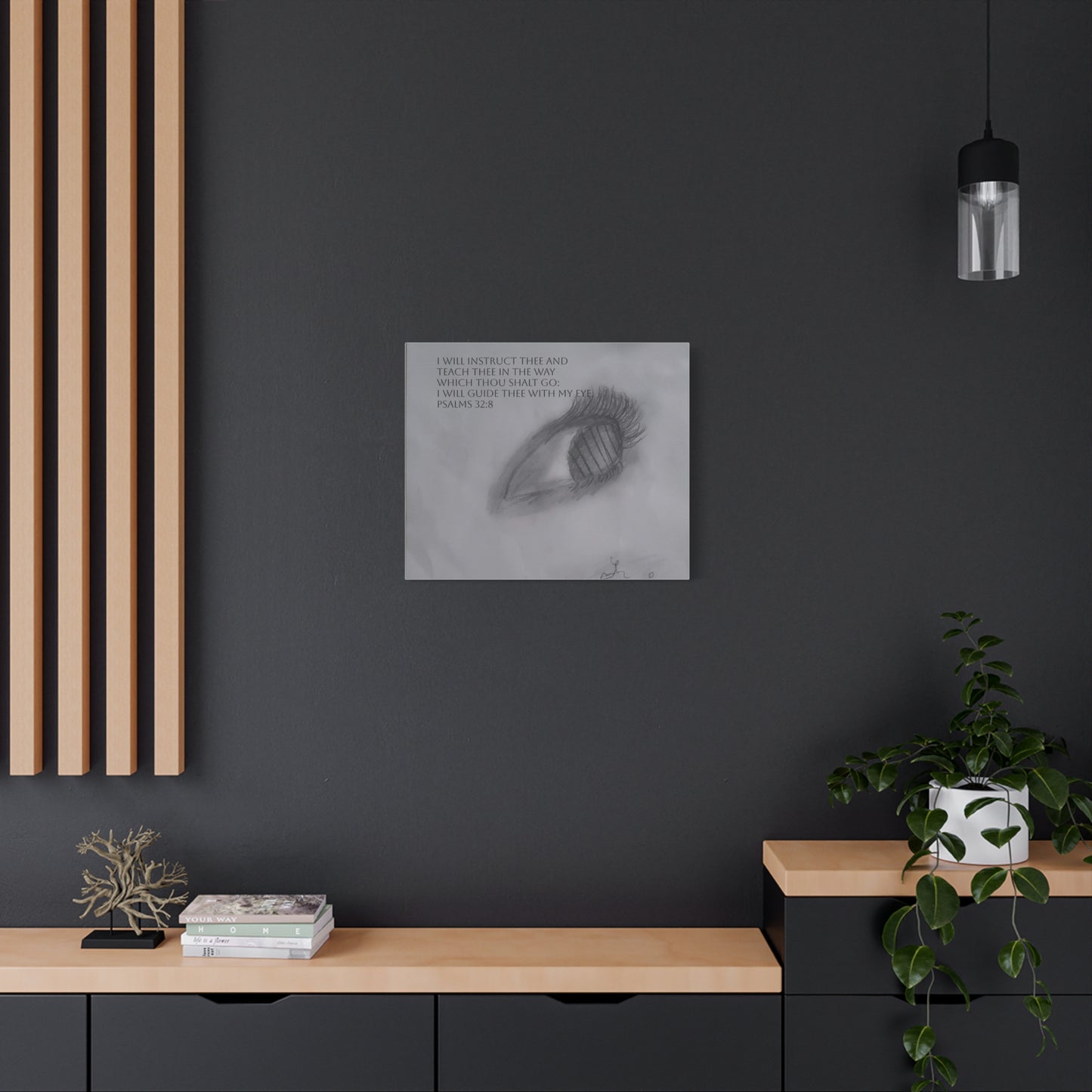 Canvas Wall Art - Jesus is Watching on Us