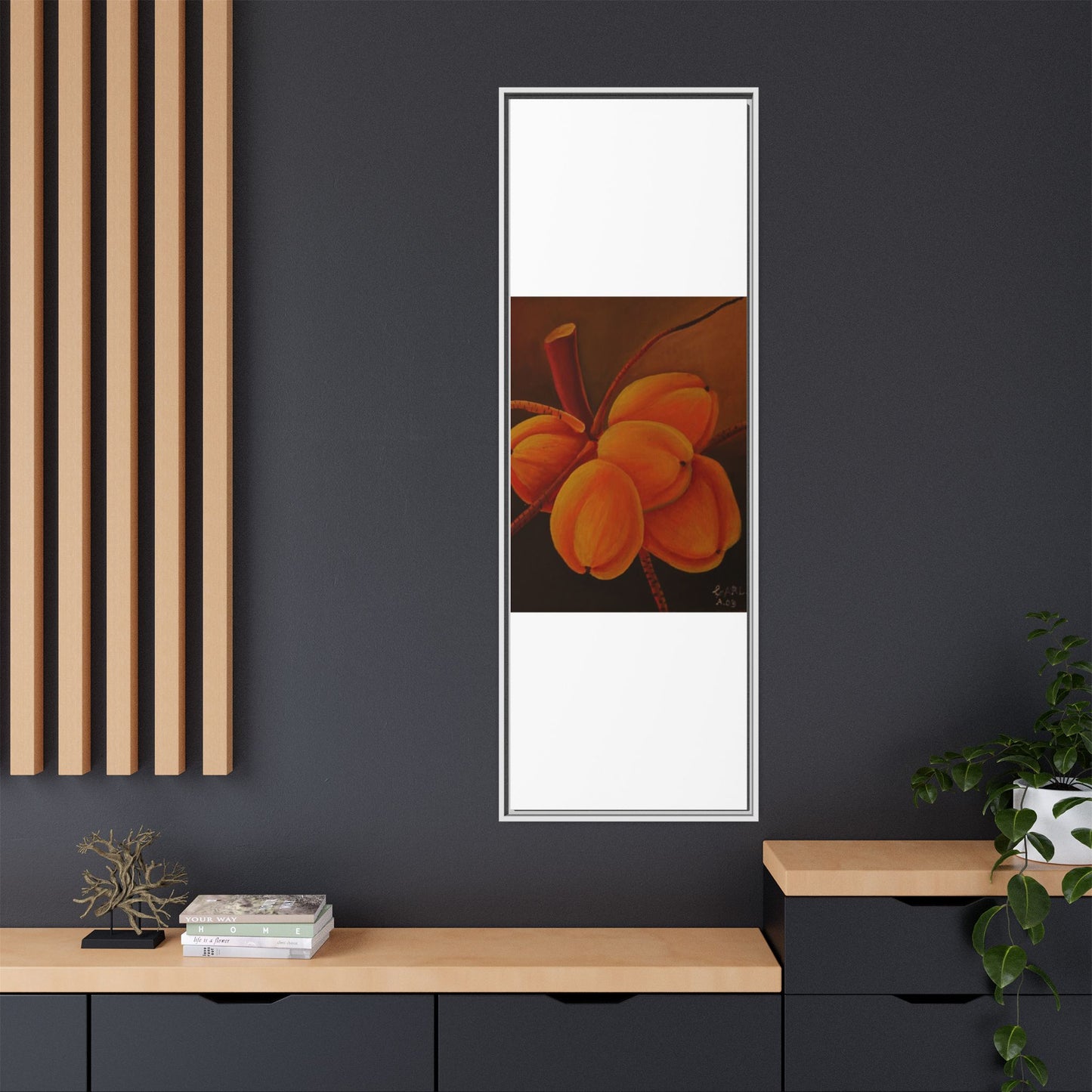 Matte Canvas, Framed (Multi-color)