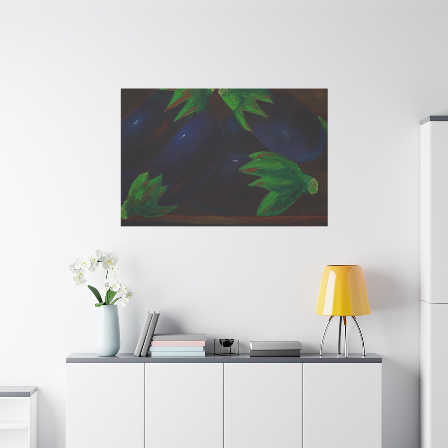 Canvas Print - Eggplant Design