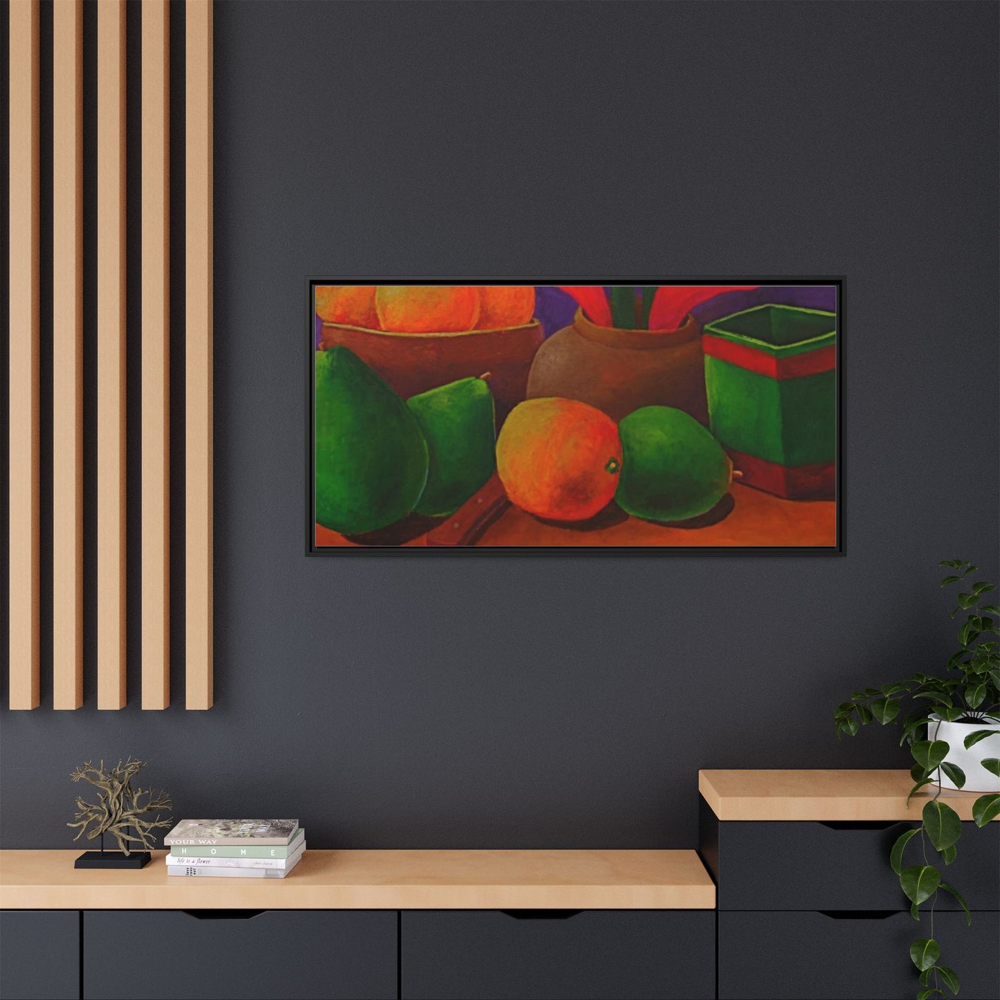 Tropical Fruits Canvas Wrap