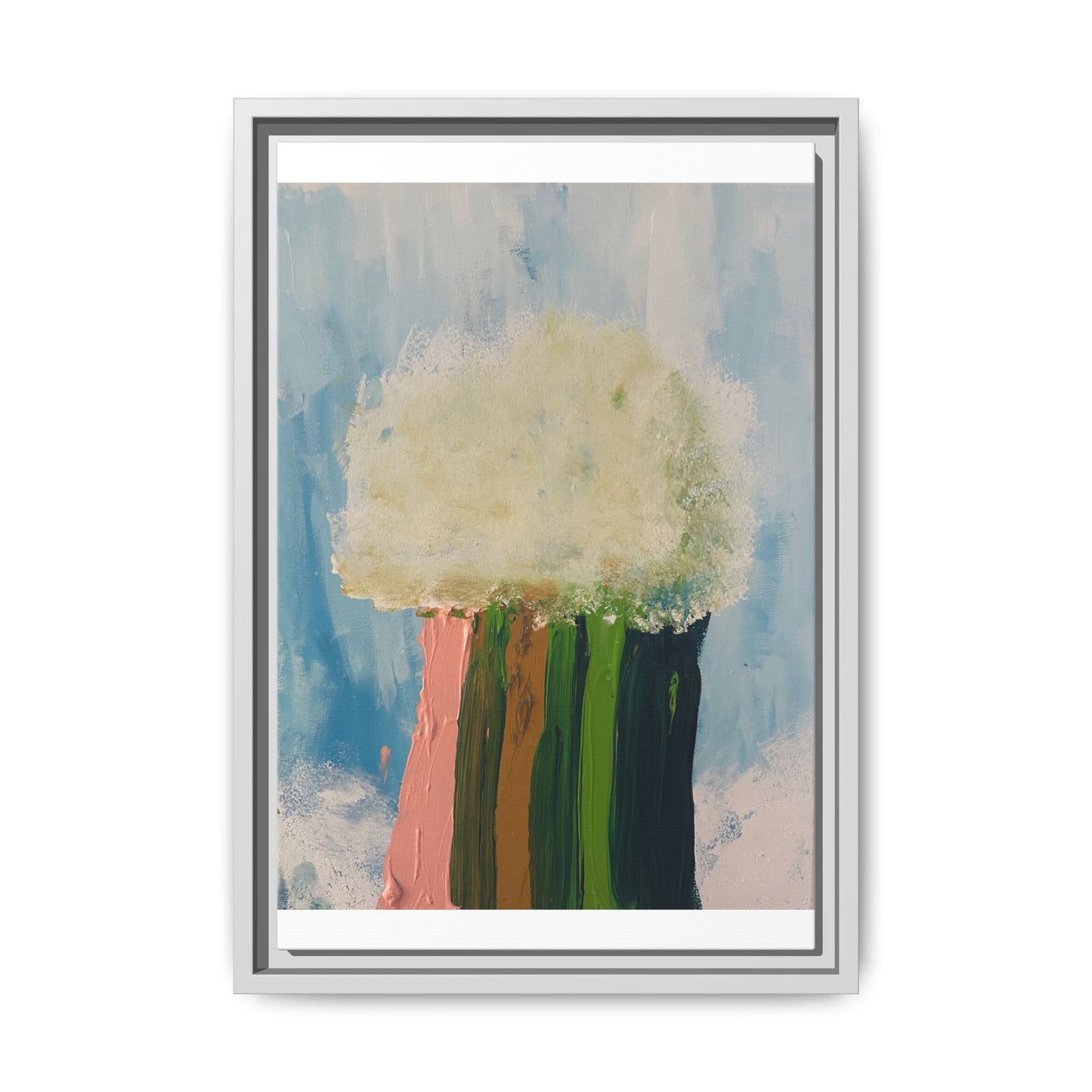 Canvas Wall Art - Cloud Dropping Rainbow