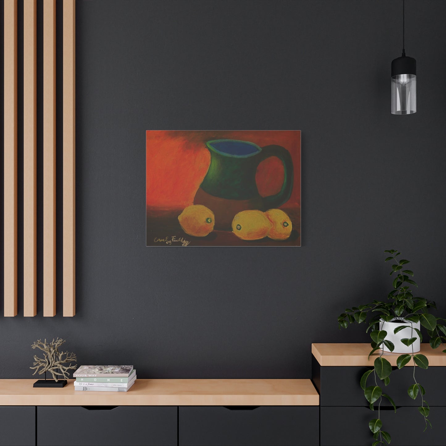 Canvas Print Tropical Lemon