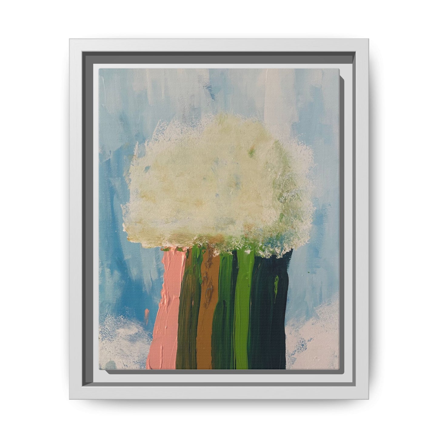 Canvas Wall Art - Cloud Dropping Rainbow