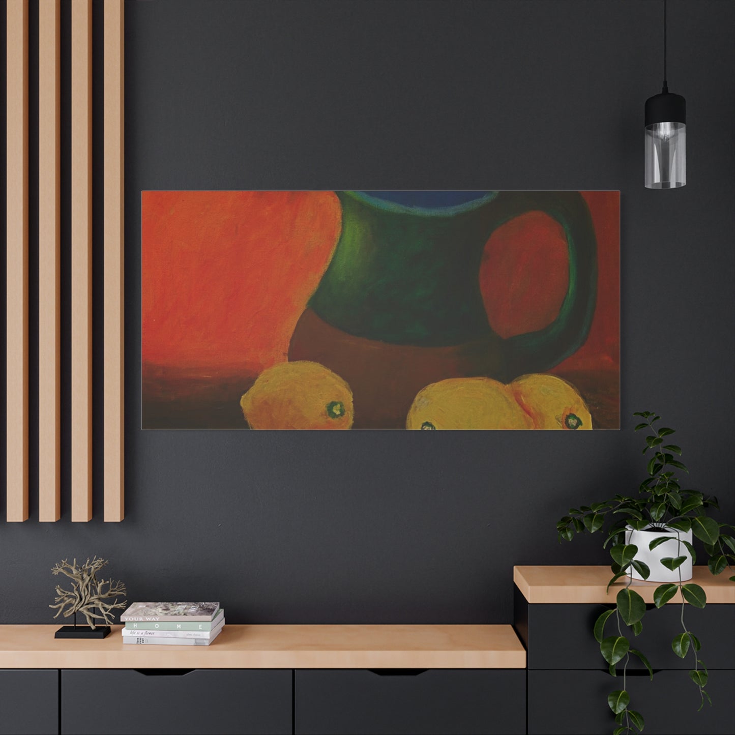 Canvas Print Tropical Lemon