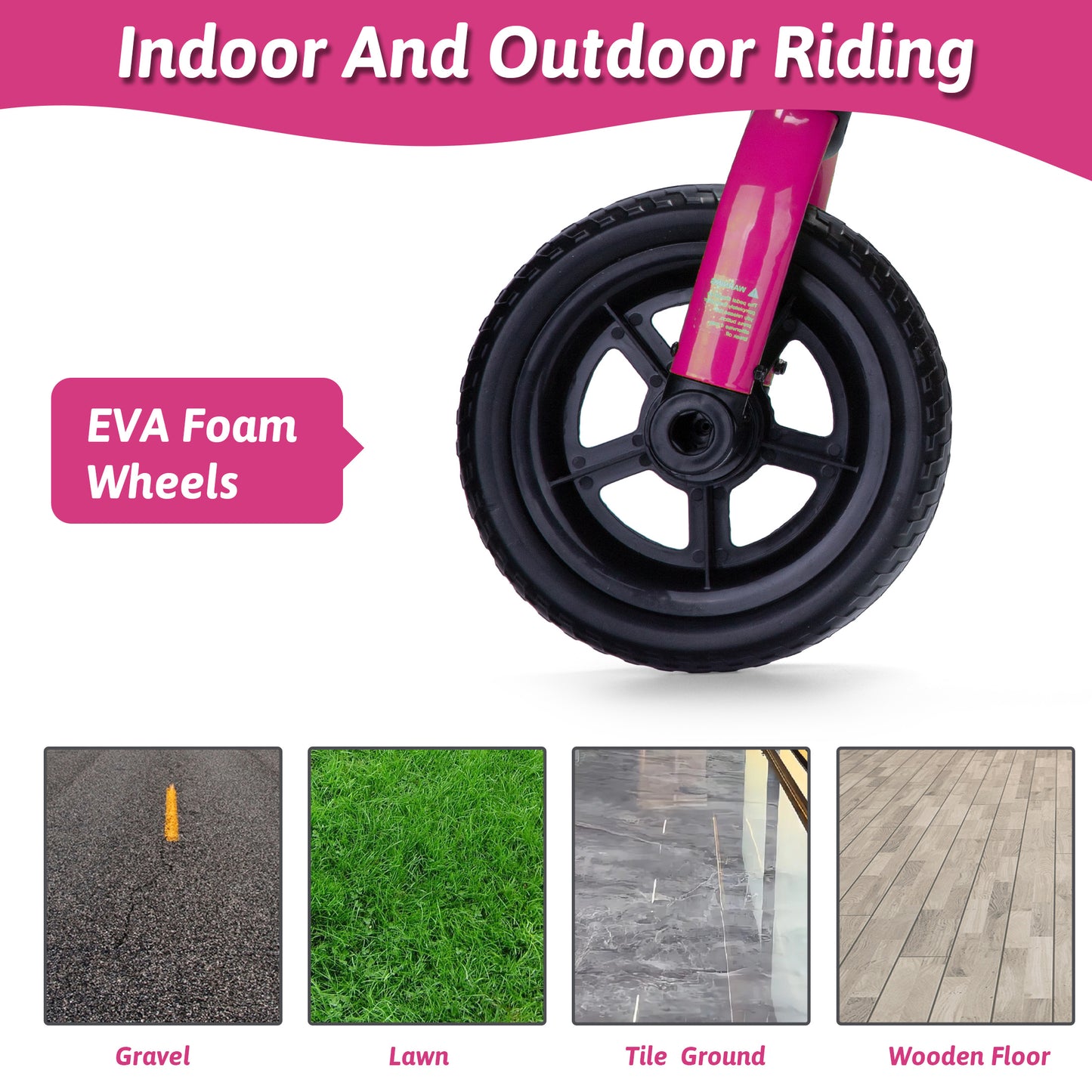 3-in-1 Kids Tricycle & Balance Bike (1-4 Years Old)