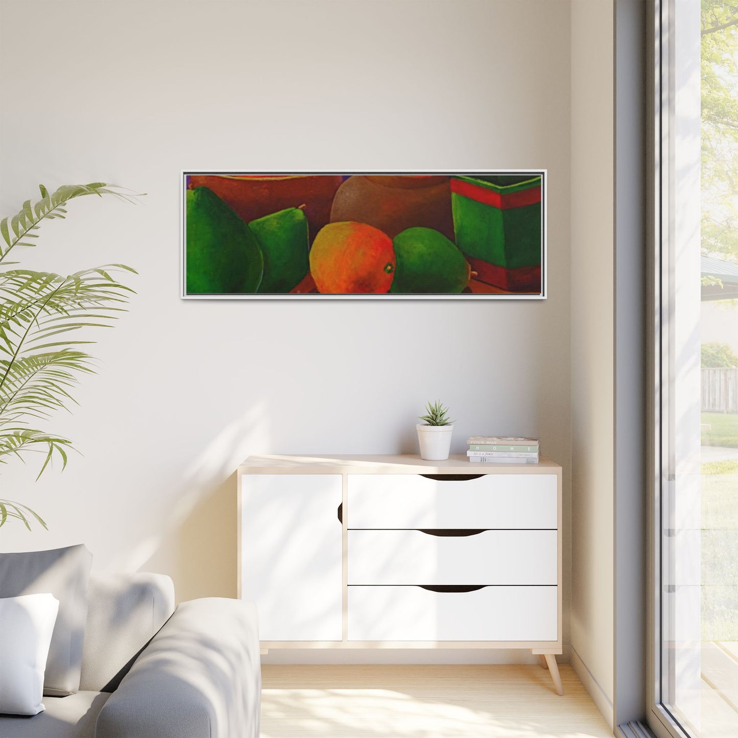 Tropical Fruits Canvas Wrap