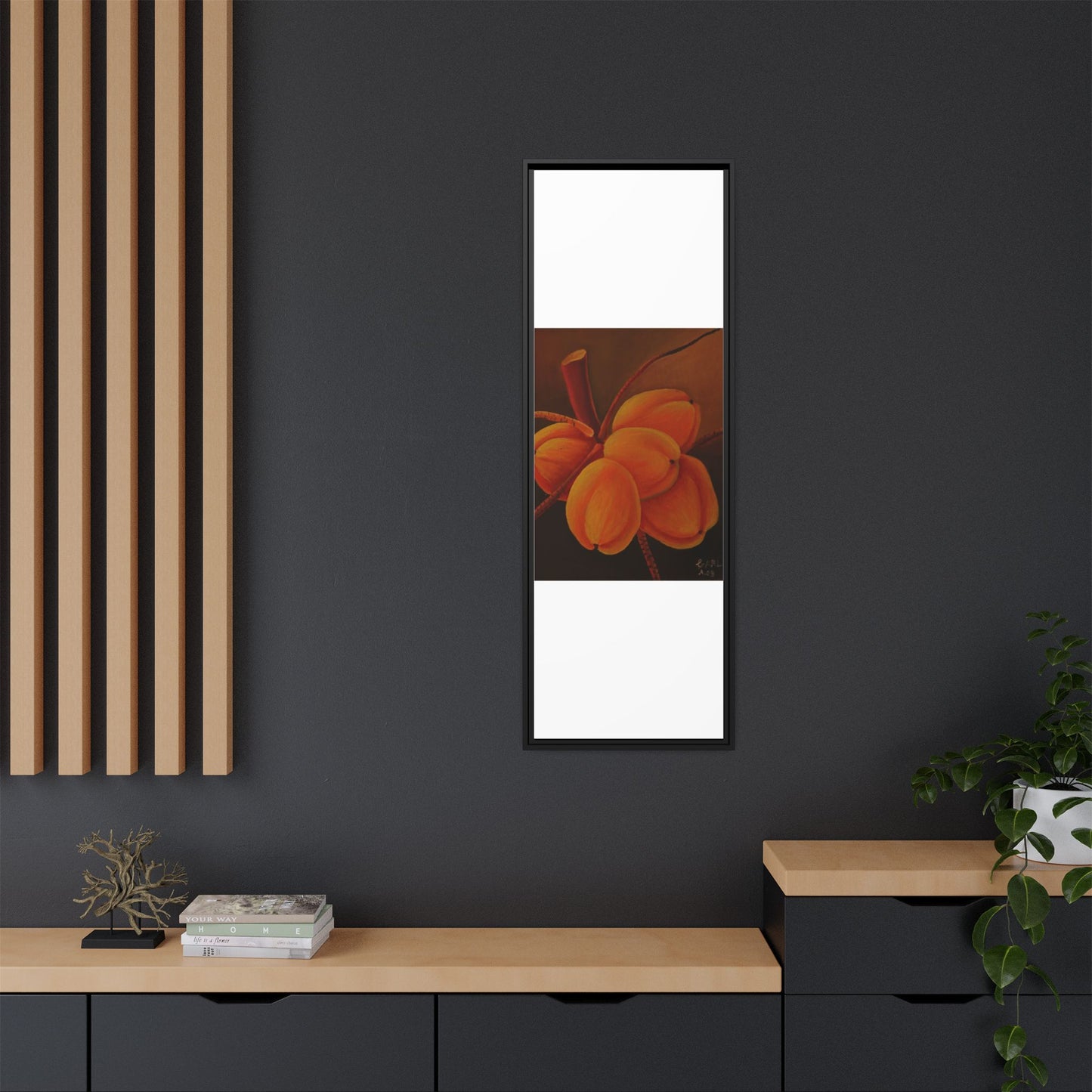 Matte Canvas, Framed (Multi-color)