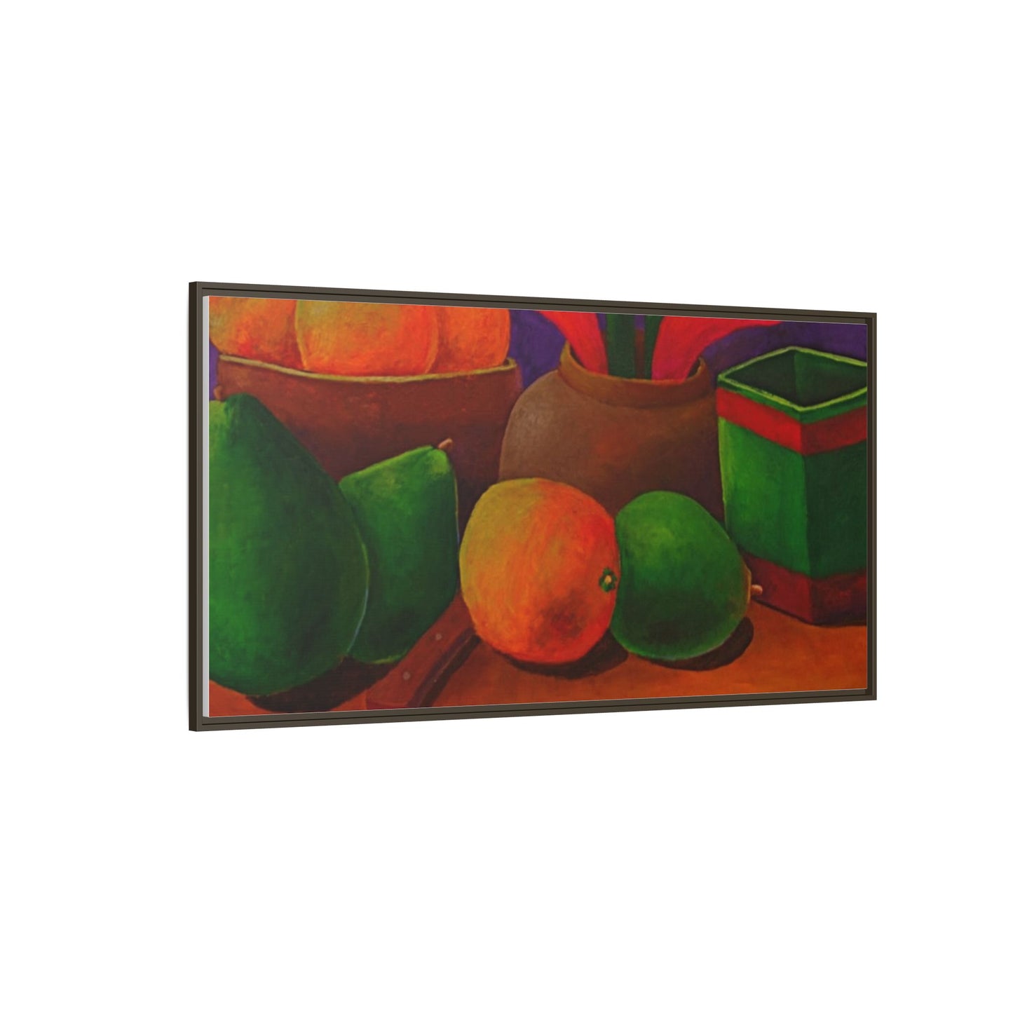 Tropical Fruits Canvas Wrap
